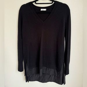 Vince sweater with silk detailing